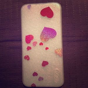 Clear valentines iPhone X phone case